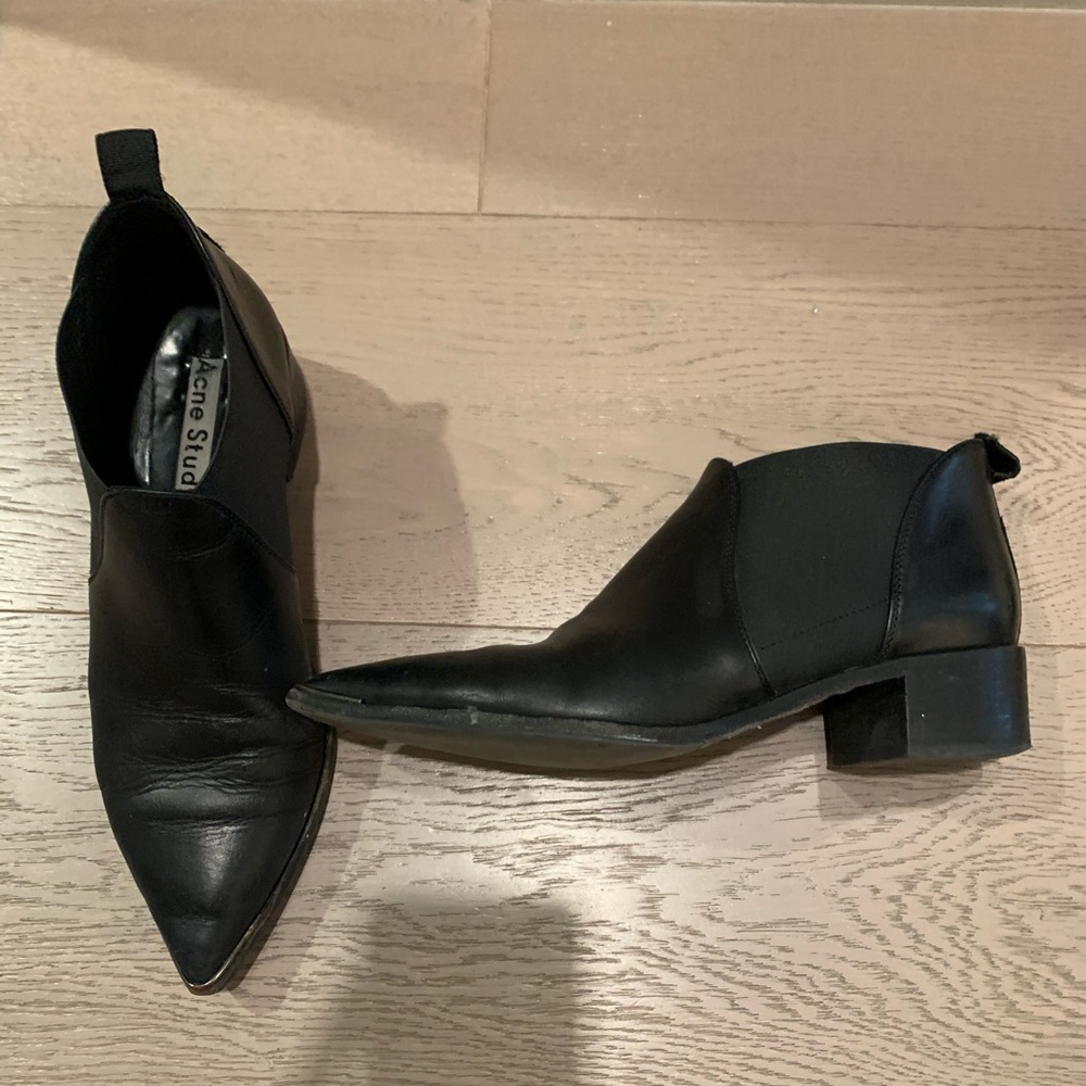 Acne Studio Black Jenny Booties